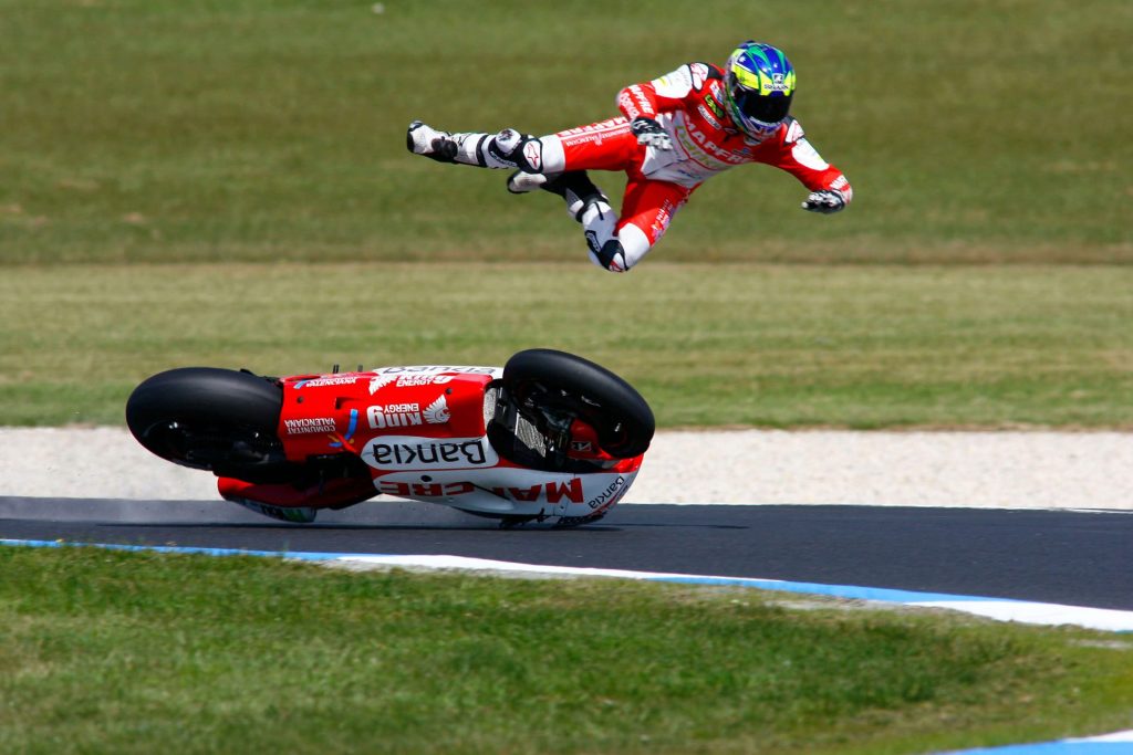 accident moto GP